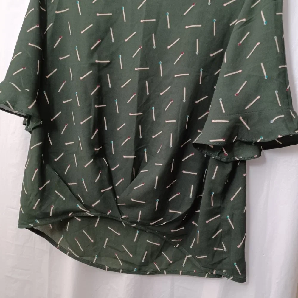 RAINY APRIL MATCHSTICK BLOUSE - Picture 8 of 8